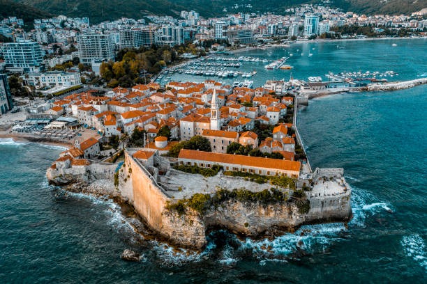 Old town Budva, photographed by Alexander Nadrilyanski.